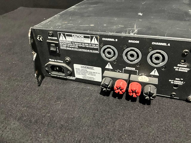 Crest cpx2600 versterker - afbeelding 5 van  8
