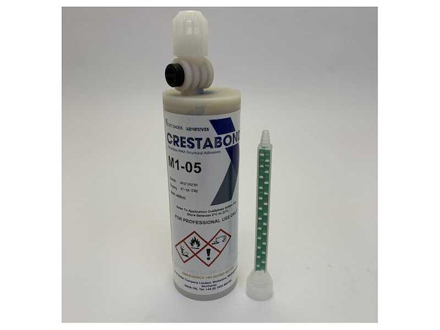 Crestabond m1-05 tweecomponenten structurele lijm 400ml - afbeelding 2 van  3