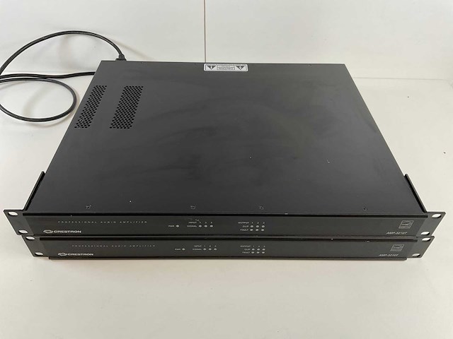 Crestron (amp-3210t) three-channel commercial power amplifiers (2x) - afbeelding 2 van  6