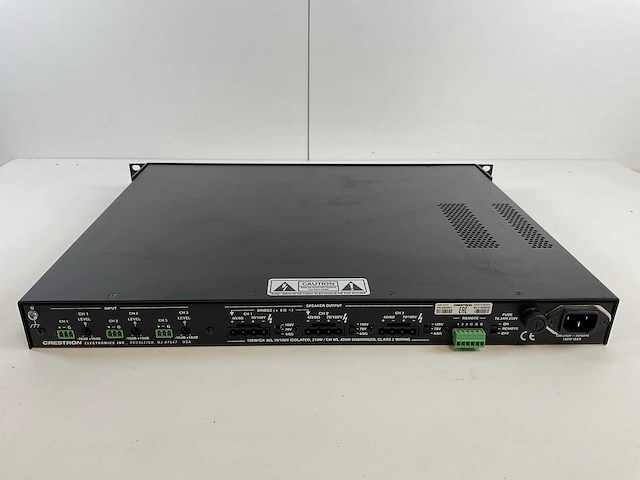 Crestron (amp-3210t) three-channel commercial power amplifiers (2x) - afbeelding 4 van  6