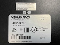 Crestron (amp-3210t) three-channel commercial power amplifiers (2x) - afbeelding 6 van  6