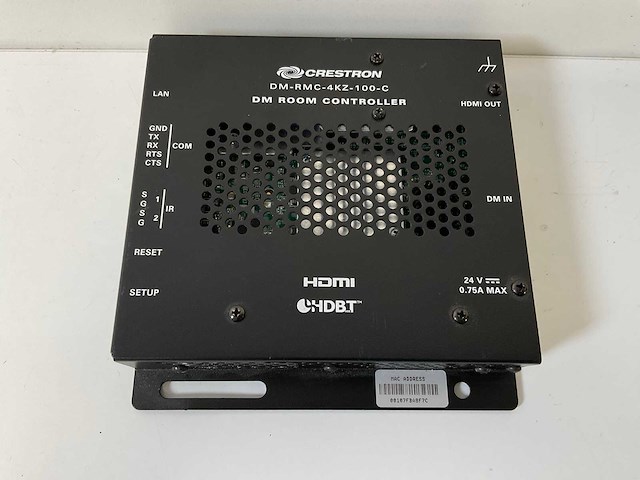 Crestron (dm-rmc-4kz-100-c/ dm-tx-201-c), digitalmedia 8g+ 4k60 4:4:4 hdr receivers & room controllers 100 / digitalmedia 8g+ transmitters 201 (14x) - afbeelding 12 van  12