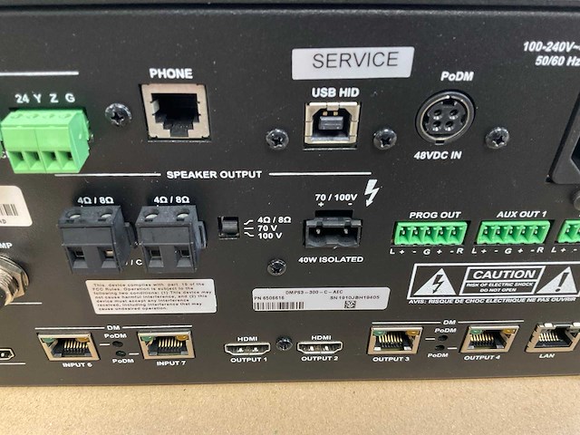 Crestron (dmps3-300-c-aec) professional presentation media system 300 w/audio conferencing interface - afbeelding 6 van  6