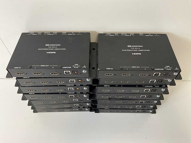 Crestron (hd-da-2), 1 to 2 hdmi distribution amplifier & audio converters (14x) - afbeelding 3 van  10