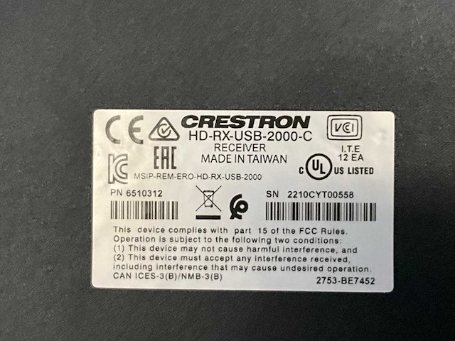 Crestron mercury videoconferentiessysteem - afbeelding 5 van  5