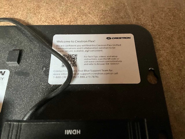 Crestron uc-brkt-100-z-assy beugel - afbeelding 1 van  6