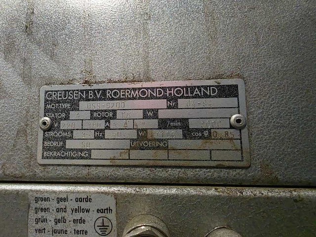 Creusen - 1994 - bss 9200 - bandschuurmachine - afbeelding 10 van  10