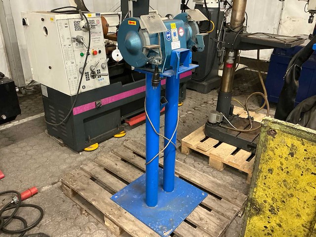 Creusen - ds 1200 t - dubbele bankslijpmachine op statief - afbeelding 1 van  11