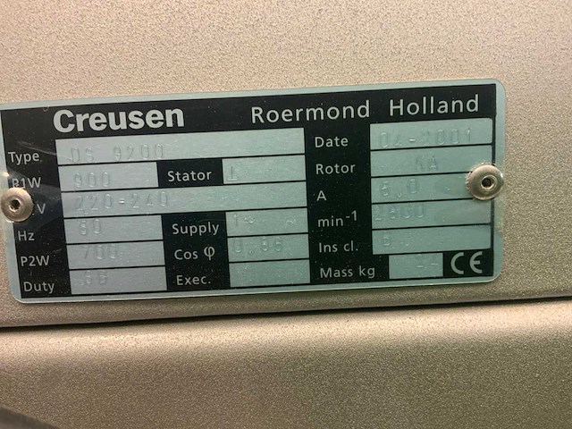 Creusen ds 9200 werkbankslijpmachine - afbeelding 5 van  5