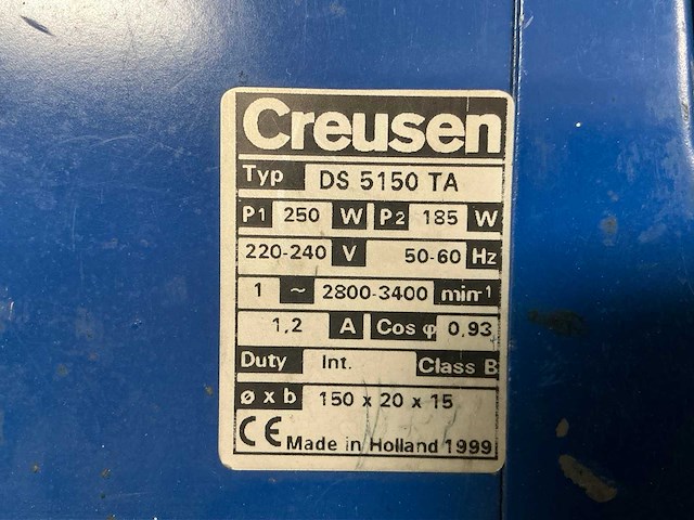 Creusen ds5150ta werkbankslijpmachine - afbeelding 5 van  5