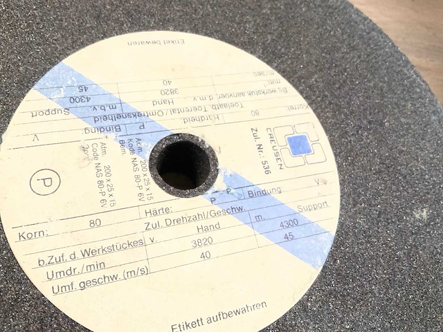 Creusen ds7200t werkbankslijpmachine - afbeelding 4 van  5