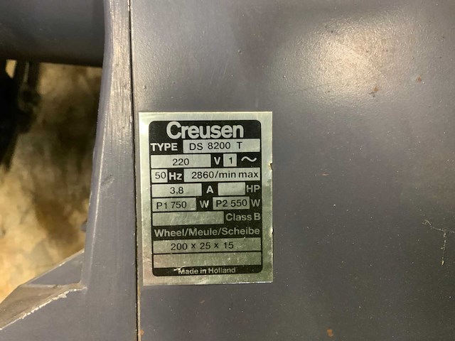 Creusen ds9200 + ds8200t dubbelsteens slijpmachine (2x) - afbeelding 7 van  7