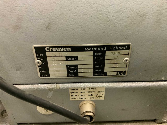 Creusen ds9200 dubbelsteens slijpmachine (2x) - afbeelding 4 van  7