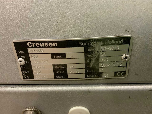 Creusen ds9200 dubbelsteens slijpmachine - afbeelding 5 van  5