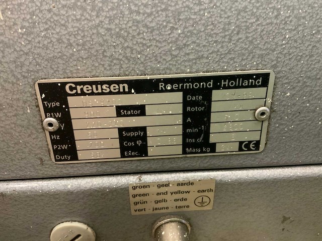 Creusen ds9200 dubbelsteens slijpmachine - afbeelding 5 van  5