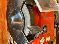 Creusen dubbele werkbankslijpmachine met beschermkappen - afbeelding 2 van  11