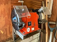 Creusen dubbele werkbankslijpmachine met beschermkappen - afbeelding 9 van  11
