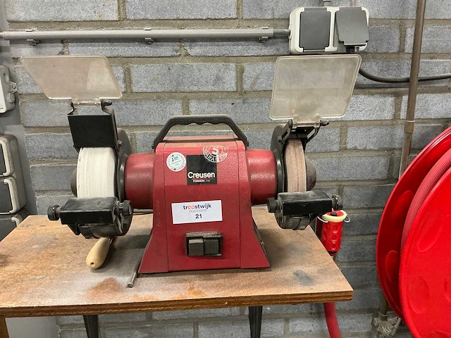 Creusen dubbelsteens slijpmachine - afbeelding 2 van  3