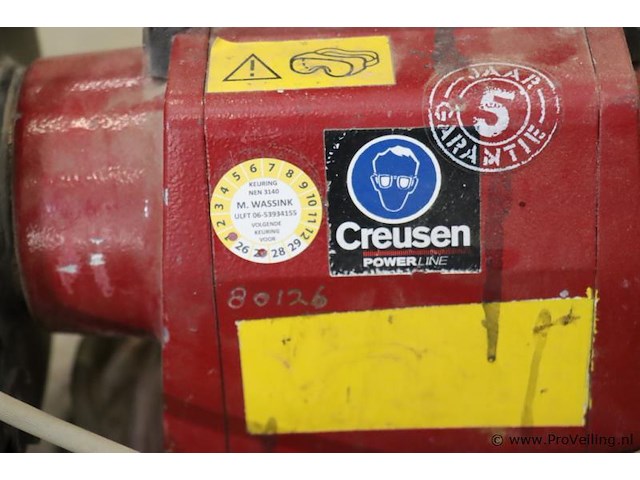 Creusen powerline 7000 bankslijpmachine ds 7150 ts 2420 - afbeelding 4 van  5