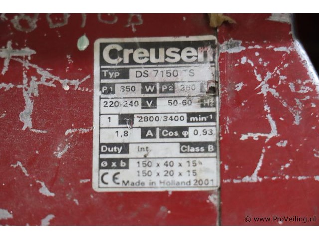 Creusen powerline 7000 dubbele tafelslijpmachine ds 7150 ts 2420 - afbeelding 5 van  5