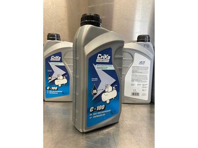 Criko c-100 compressor olie - 1 liter (5x) - afbeelding 2 van  5