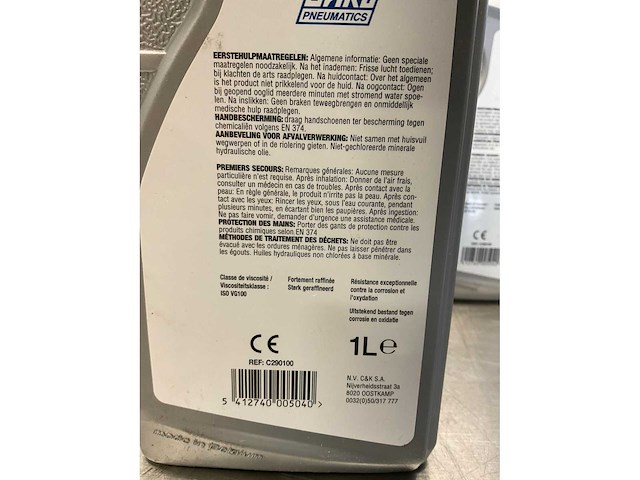 Criko c-100 compressor olie - 1 liter (5x) - afbeelding 4 van  5