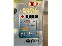 Criko ck301-kit pneumatische kit - ratelsleutel 1/2” + boormachine 10mm + stiftslijpmachine 6mm - 30 delig - afbeelding 1 van  7