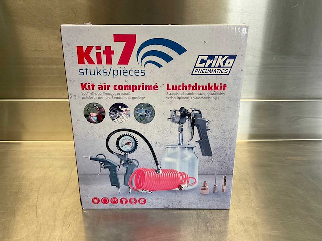 Criko kit 7 luchtdrukkit - 7 delig - afbeelding 2 van  4