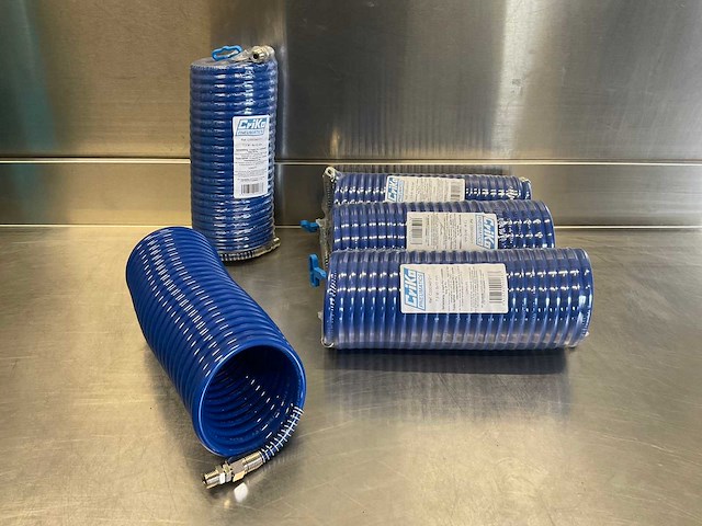 Criko pneumatische spiraalslang - 7,5 mtr - 8x10mm (5x) - afbeelding 1 van  5