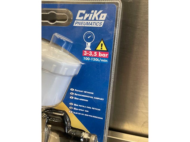 Criko pro paint pneumatische retoucheerpistool - afbeelding 2 van  8