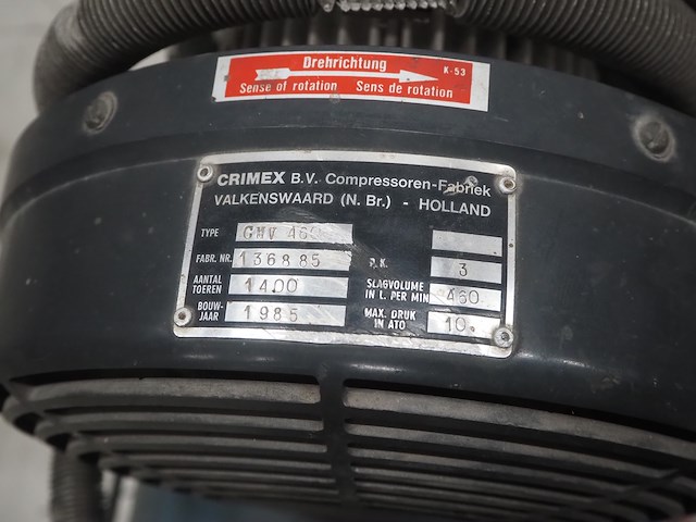 Crimex compressor - afbeelding 11 van  11