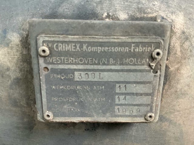 Crimex luchtcompressor - afbeelding 8 van  9