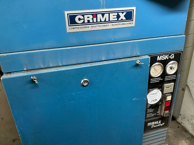 Crimex msk-g schroefcompressor met koeldroger en 1000l ketel - afbeelding 4 van  7