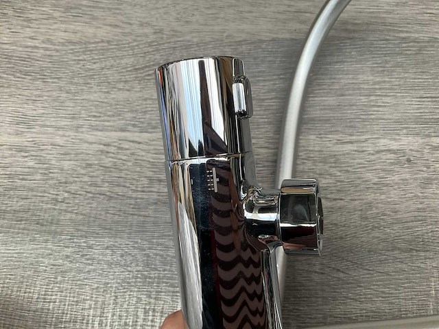 Cristina rubinetterie doucheset met thermostatische mengkraan en handdouche chroom - afbeelding 9 van  13