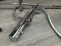 Cristina rubinetterie doucheset met thermostatische mengkraan en handdouche chroom - afbeelding 2 van  13