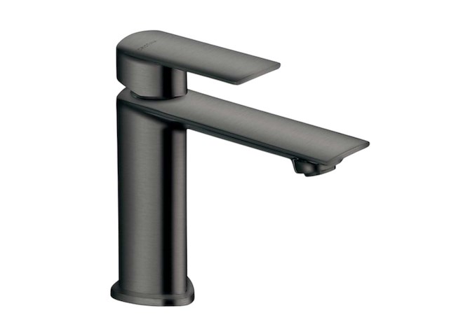 Cristina rubinetterie profilo wastafelkraan polished black chrome - afbeelding 1 van  7