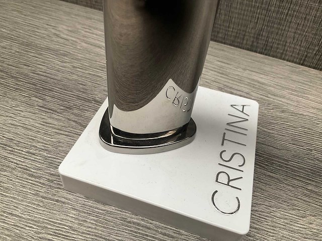 Cristina rubinetterie profilo wastafelkraan polished black chrome - afbeelding 5 van  7