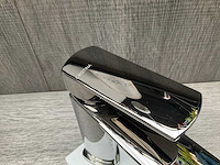 Cristina rubinetterie profilo wastafelkraan polished black chrome - afbeelding 7 van  8