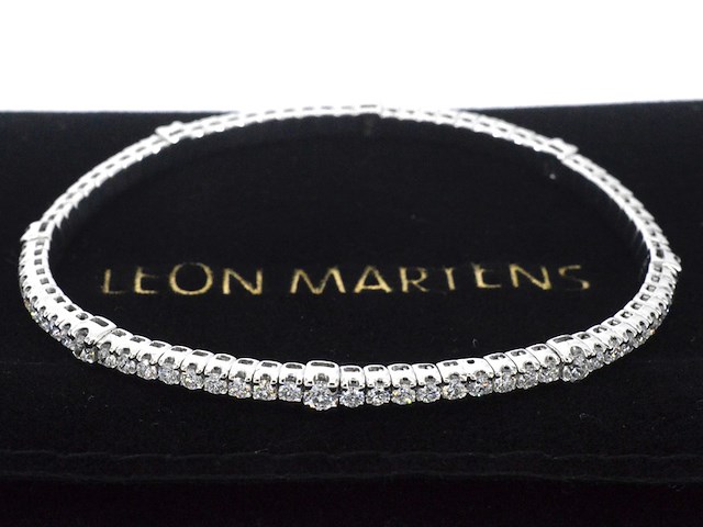 Crivelli - flexibele bangle armband met natuurlijke diamanten - afbeelding 1 van  9