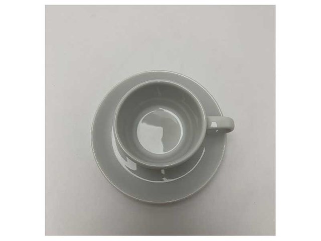 Crn chrome keramische koffiebeker met schotel voor maritieme omgevingen - duurzame en gemakkelijk schoon te maken nautische drinken - afbeelding 3 van  3