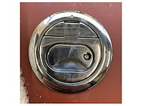 Crn marine grade aluminum flat door 710x730x250mm with stainless steel lock ? durable weatherproof hatch for boats and masts - afbeelding 4 van  5