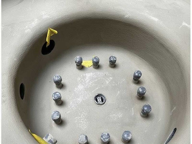 Crn round wheelhouse jacuzzi bathtub - c.138 - afbeelding 3 van  7