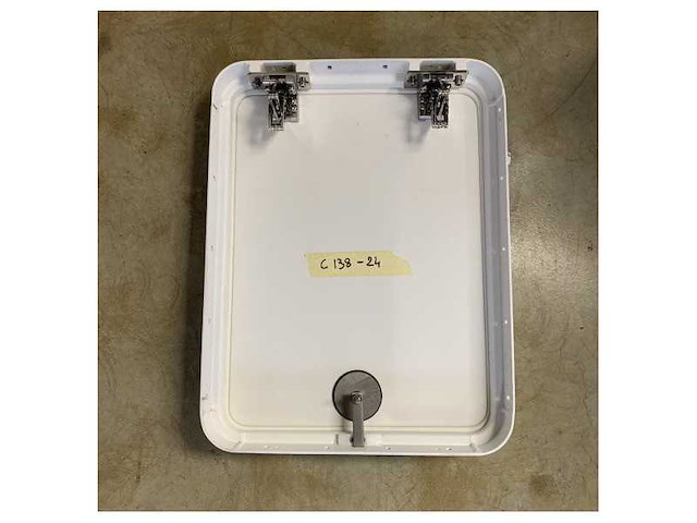 Crn white coated stainless steel access hatch - 425478 - afbeelding 2 van  7