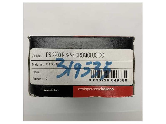 Cromolucido 2900 r 6 marine verchroomde messing deurslotkit - ps2900r6c - afbeelding 2 van  4