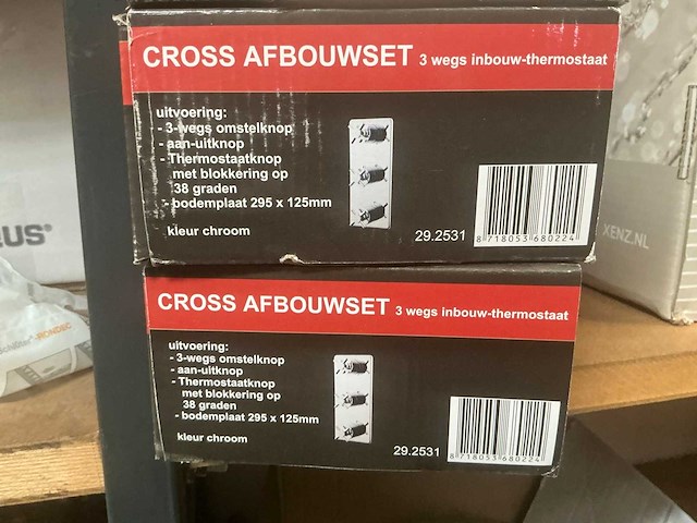 Cross 29.2531 afbouwset (3x) - afbeelding 2 van  3