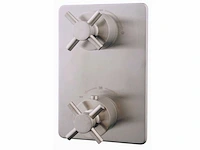 Cross afbouwdeel 2 weg nickel (31x)