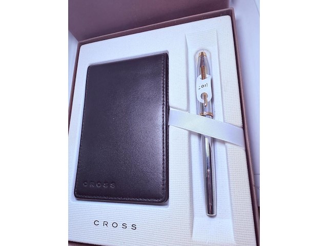 Cross century 2 gold & chrome vulpen met 23kt gp nib - afbeelding 3 van  5