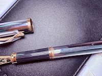 Cross century 2 gold & chrome vulpen met 23kt gp nib - afbeelding 4 van  5