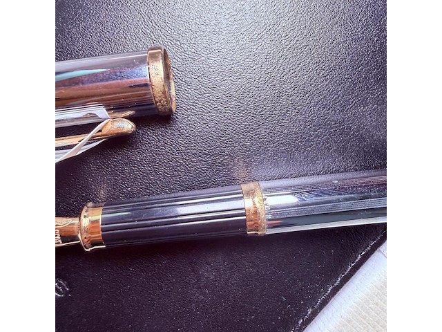 Cross century 2 gold & chrome vulpen met 23kt gp nib - afbeelding 5 van  5