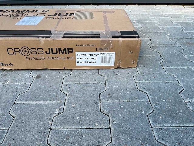 Cross jump - trampoline - afbeelding 5 van  16